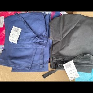 Scrub pants - XS black and navy brand new